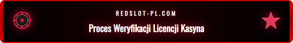 Grafika przedstawiająca kroki weryfikacji legalności platformy Redslot