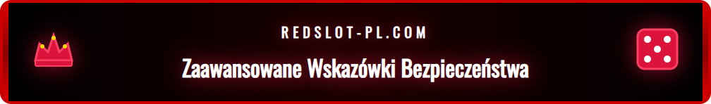 Grafika przedstawiająca zaawansowane porady dla graczy Redslot.