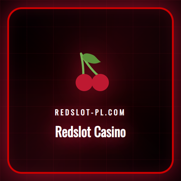 Widok strony głównej Redslot Casino z ofertą bonusową dla graczy.