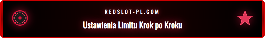Wizualizacja panelu użytkownika do ustawienia limitu wpłat.