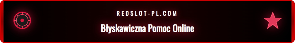 Interfejs okna czatu Redslot z konsultantem i polem do wpisywania.