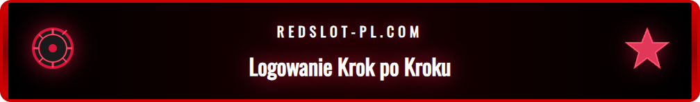 Ilustracja przedstawiająca etapy bezpiecznego logowania do Redslot.
